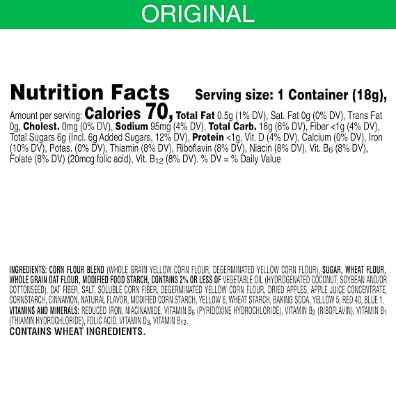 Kellogg's Apple Jacks, Breakfast Cereal, .63oz (96 Count)