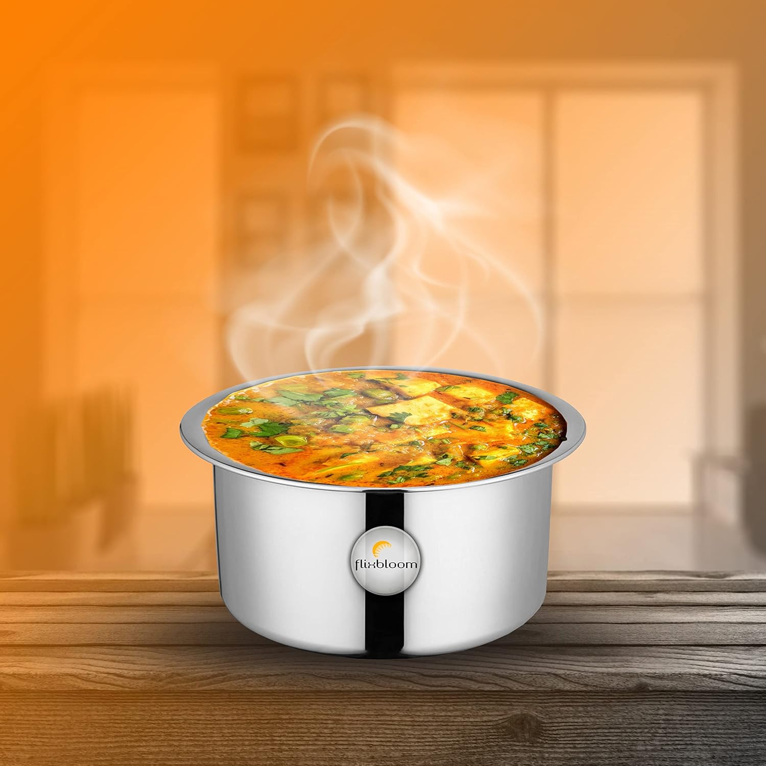 Buy Flixbloom Stainless Steel Induction & Stovetop Compatible Cookware