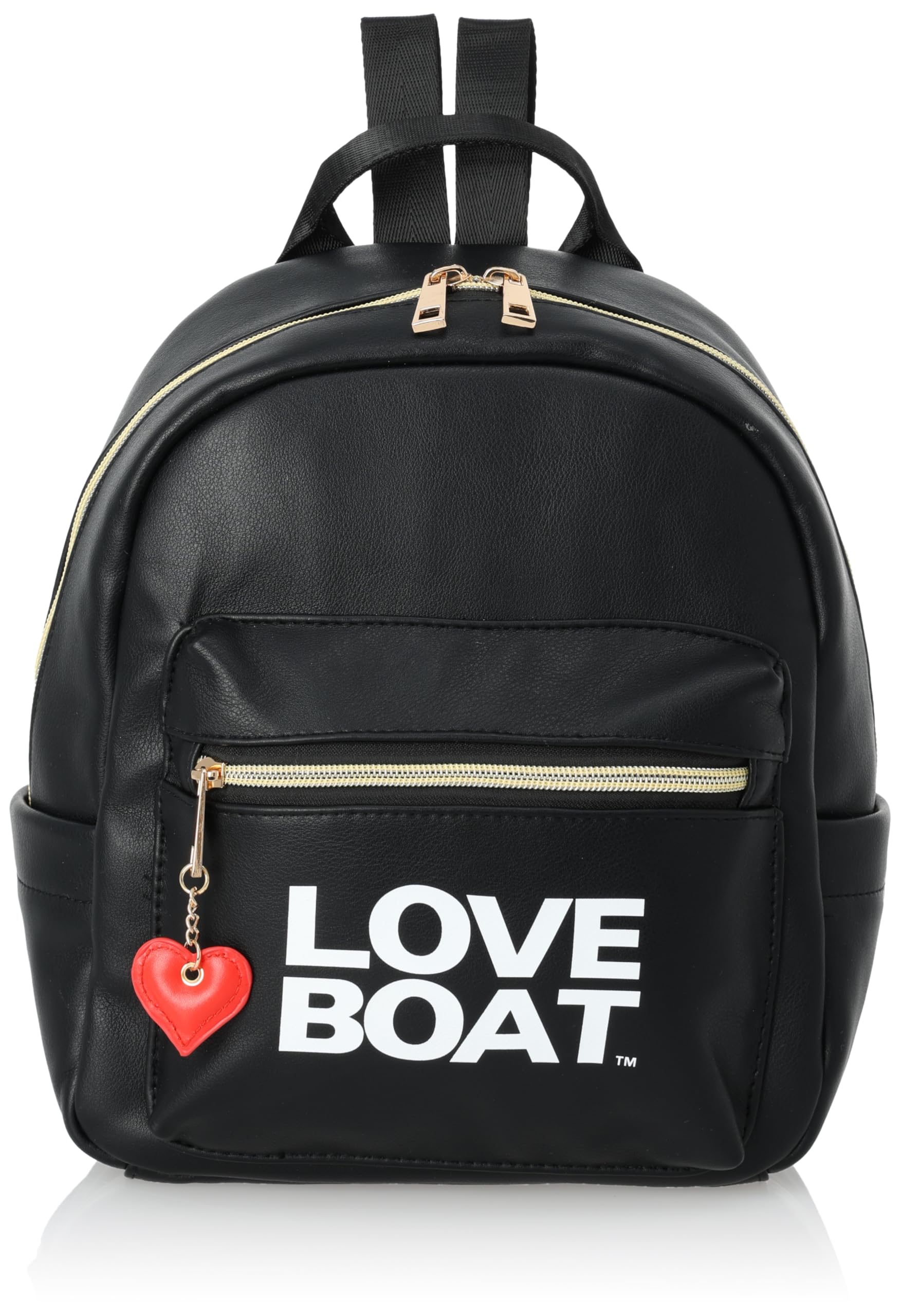 Amazon.co.jp: ハートチャーム付きPUリュック : ファッション