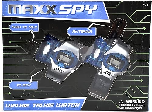 Miniatura 2 de Sunny Days Entertainment Walkie Talkie - Juego de relojes para niños Spy Toy  Relojes electrónicos para espiar  Fácil de usar con antena extensible