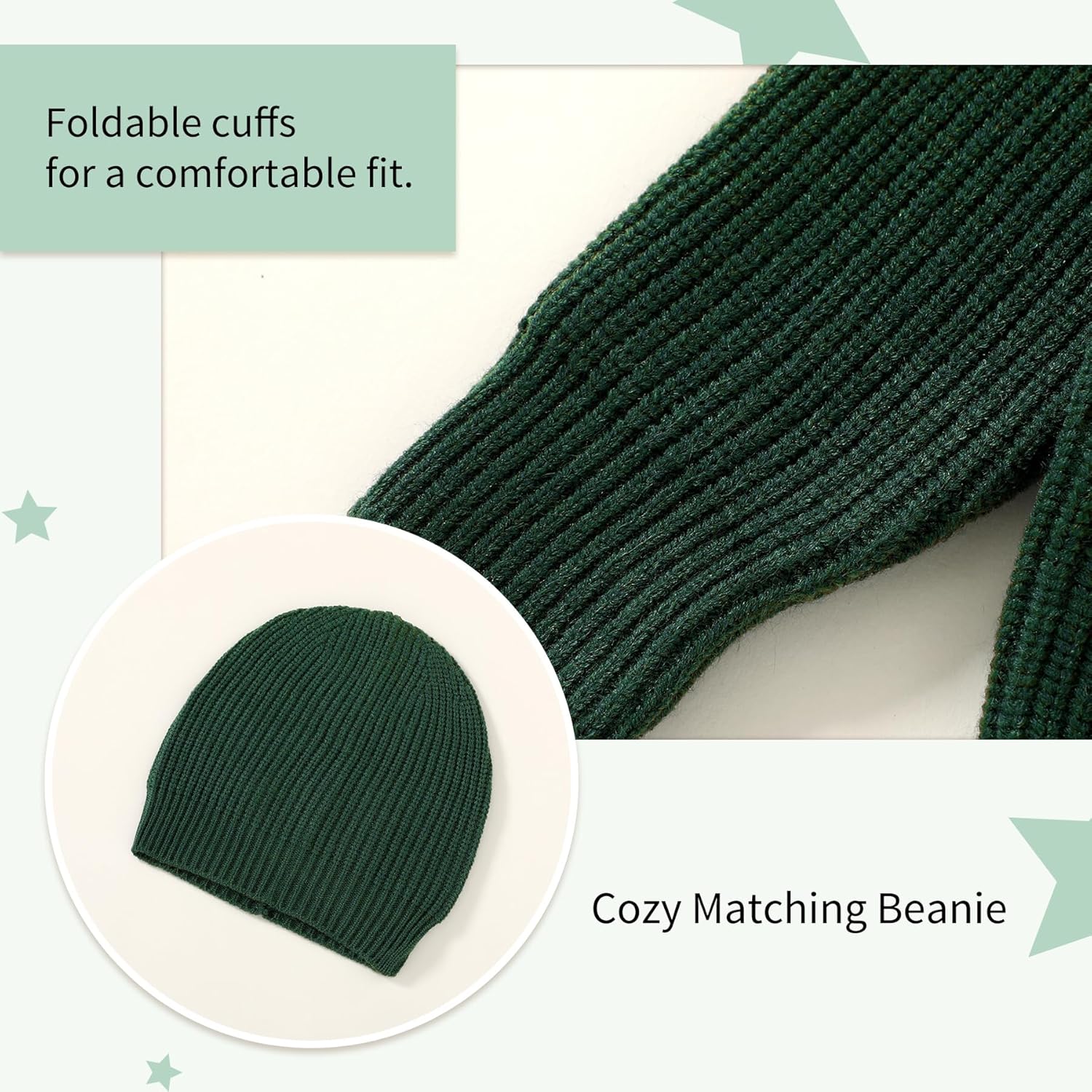 YOUNGER TREE Toddler Baby Boy Girl Sweater Warm Crewneck Pullover Knit Long Sleeve Tops with Hat Fall Winter Clothes - Image 5