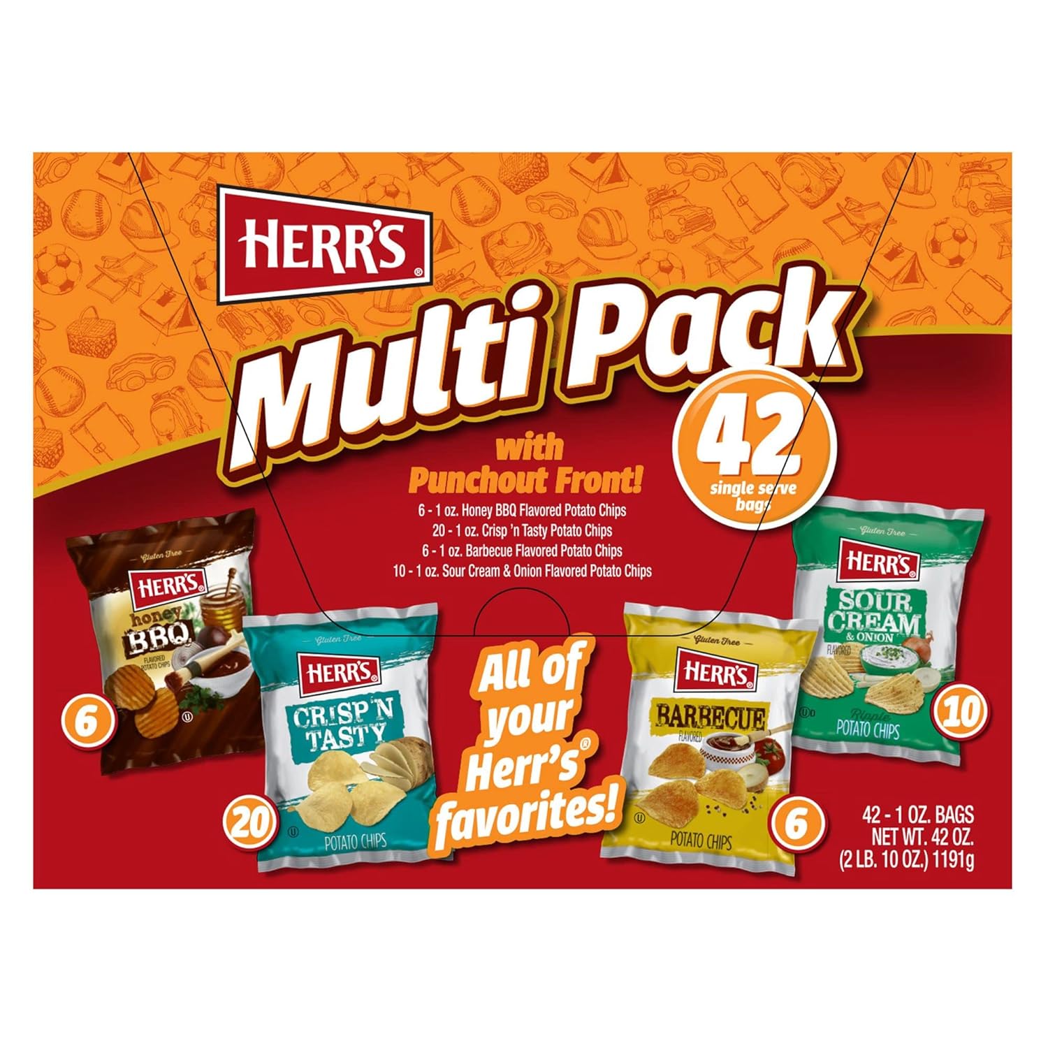 Herrs Multipack 42 Count