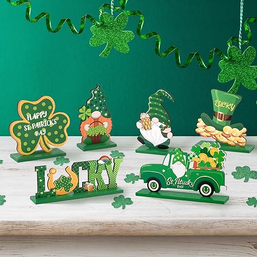 Miniatura 5 de 6 piezas de decoración de mesa del día de San Patricio
