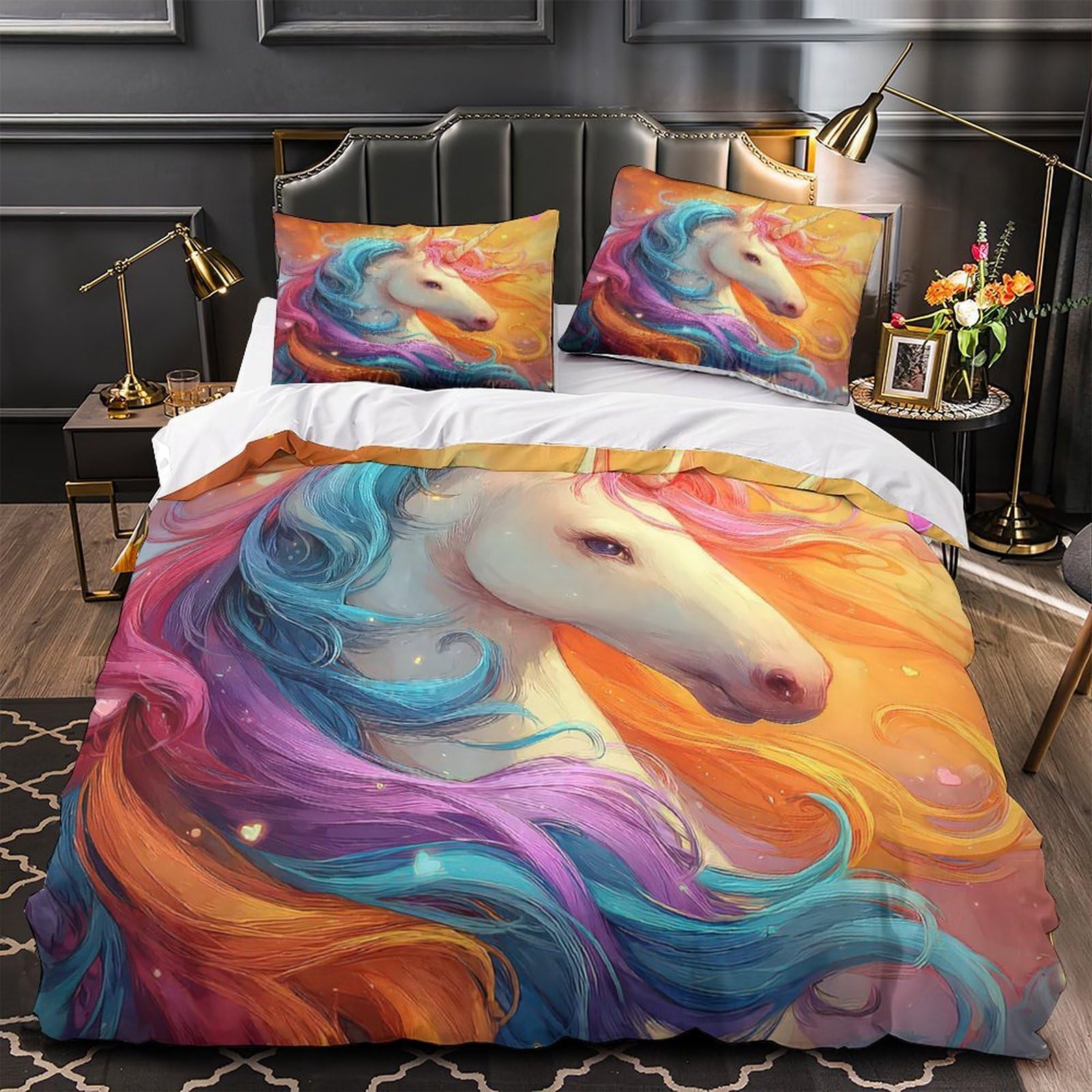 Housse de couette zèbre 3D un nid douillet et romantique ultra doux pour les couples amoureux