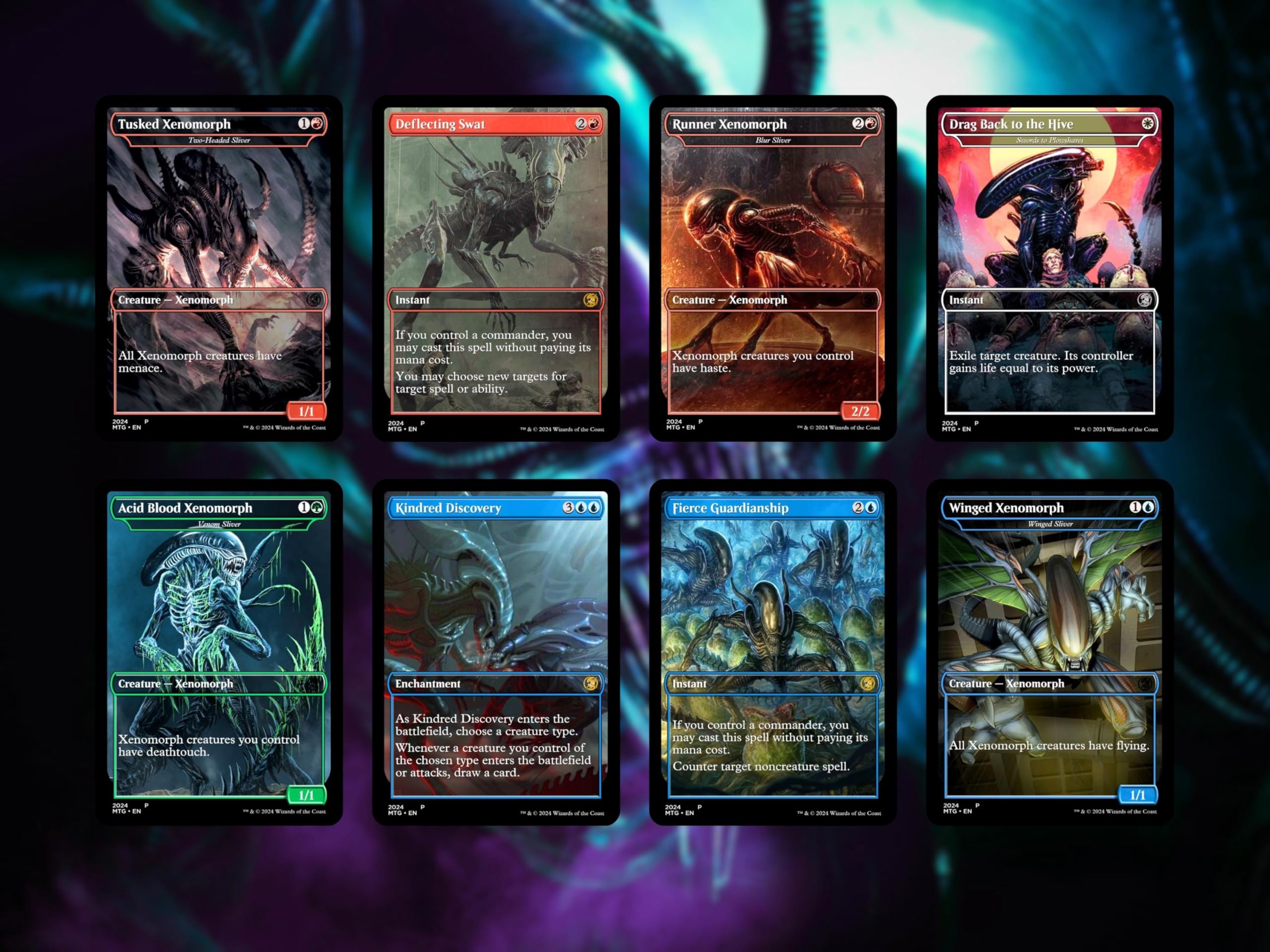 alien cards mtg Commander Deck – Custom 100-Card Proxy Deck – Fan-Made EDH Magic The Gathering Set (Only Card) Toys & Games Magic the Gathering TCG: Options:Prerelease (6 Packs + 1 foil) meta-non-mtg-single