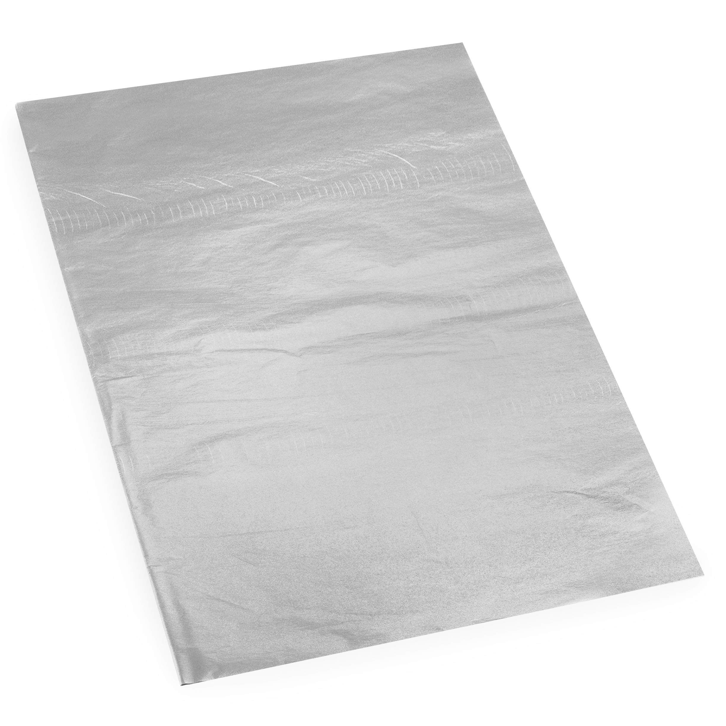 Ashton and Wright Lot de 25 feuilles de papier de soie Argenté 50 x 70 cm 14 g