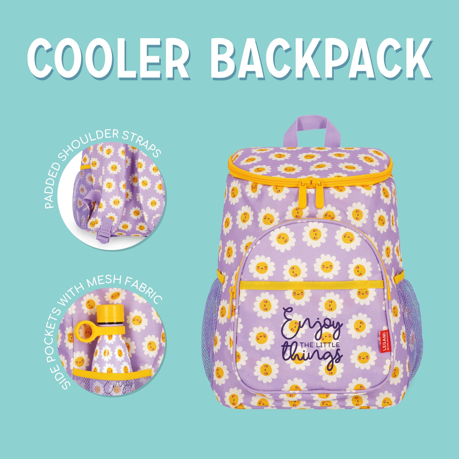 Legami Zaino Termico Cooler Backpack 29 x 35 x 21 cm