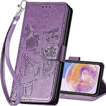 for Samsung Galaxy A23 5G Wallet case, Purple-Girl