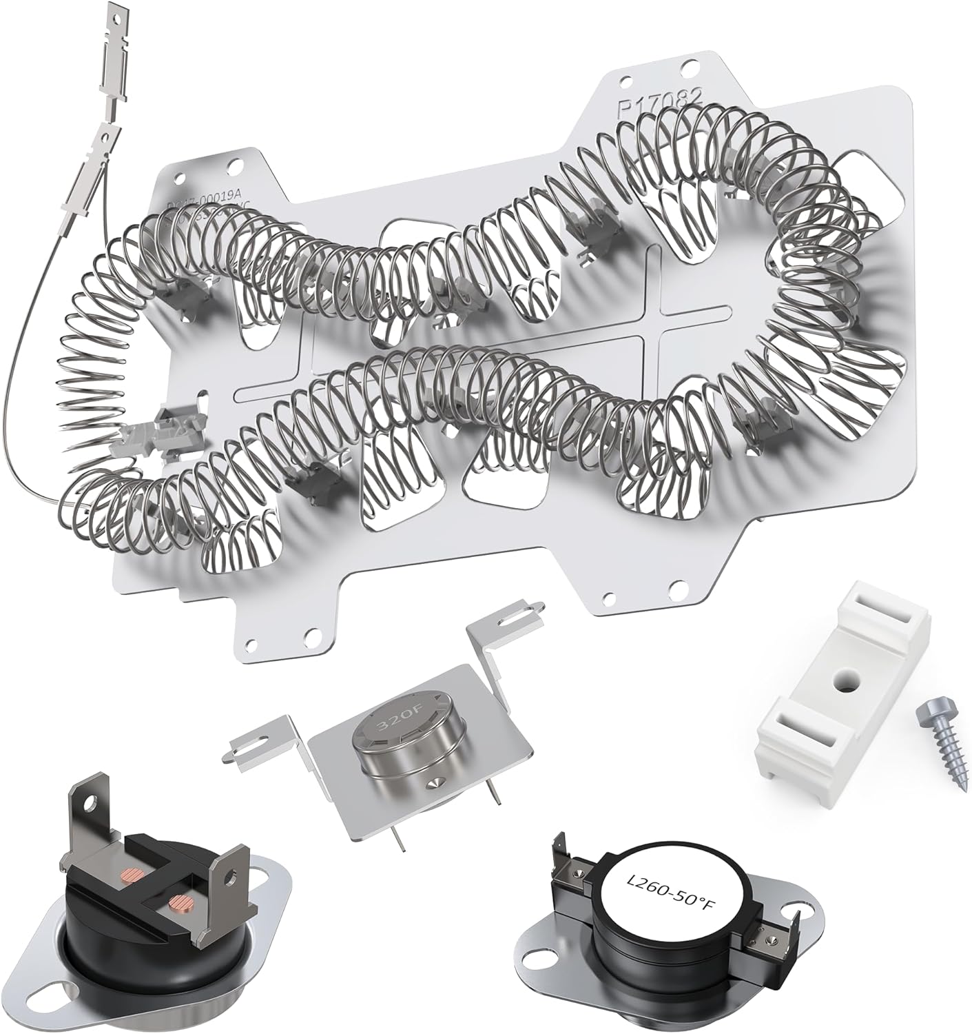 ?Upgraded?DC47-00019A Dryer Heating Element Compatible with Samsung dryer DV42H5000EW/A3 DV45H7000EW/A2 DV48H7400EW/A2 DV40J3000EW/A2 DVE50M7450W/A3 DV42H5200EW/A3 By AMI PARTS