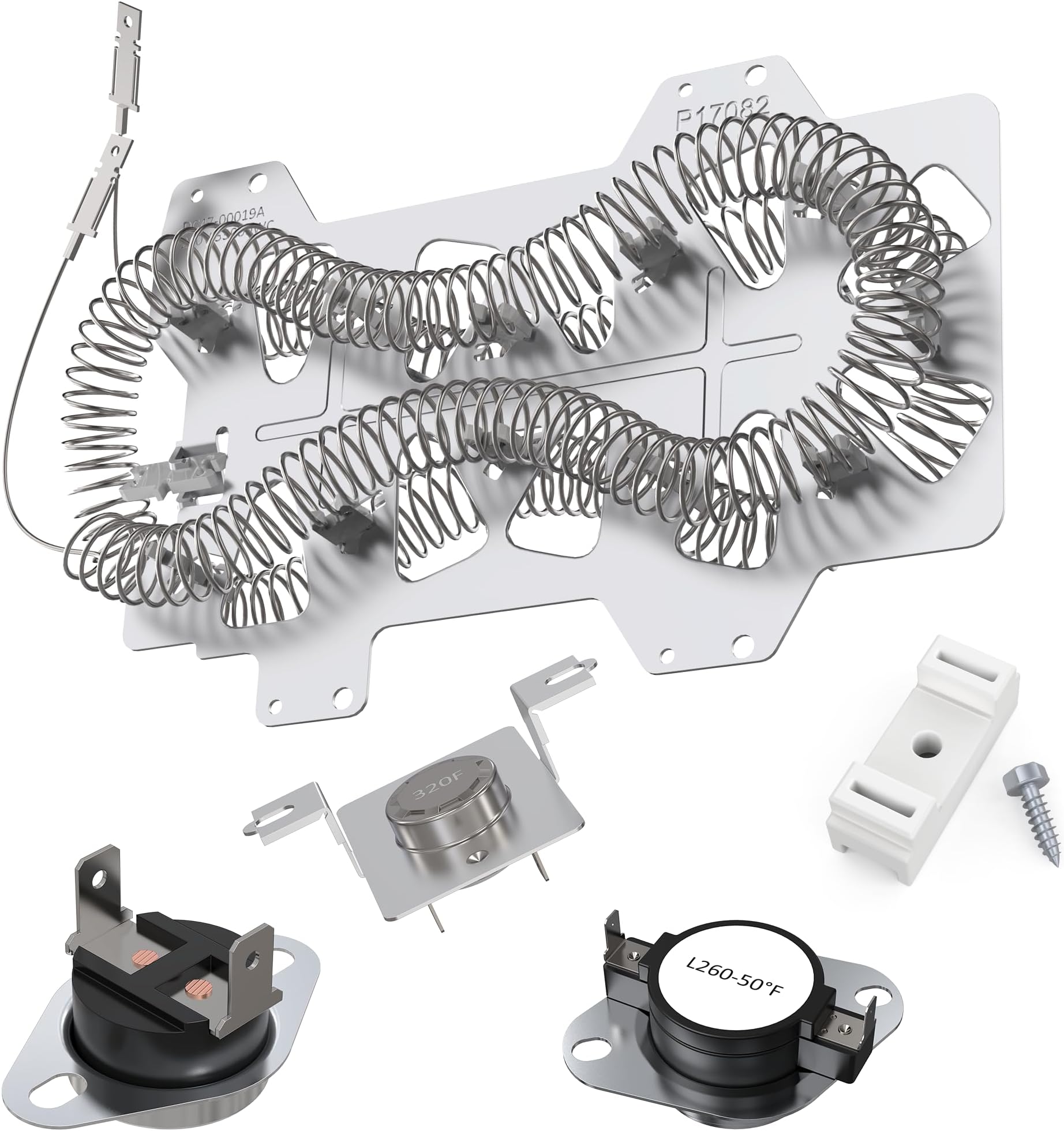 AMI PARTS Replace Samsung Heating Element DC47-00019A Dryer Heating Element dryer thermal fuse DC96-00887A DC47-00016A Dryer Thermal Fuse DC47-00018A Thermostat Dryer
