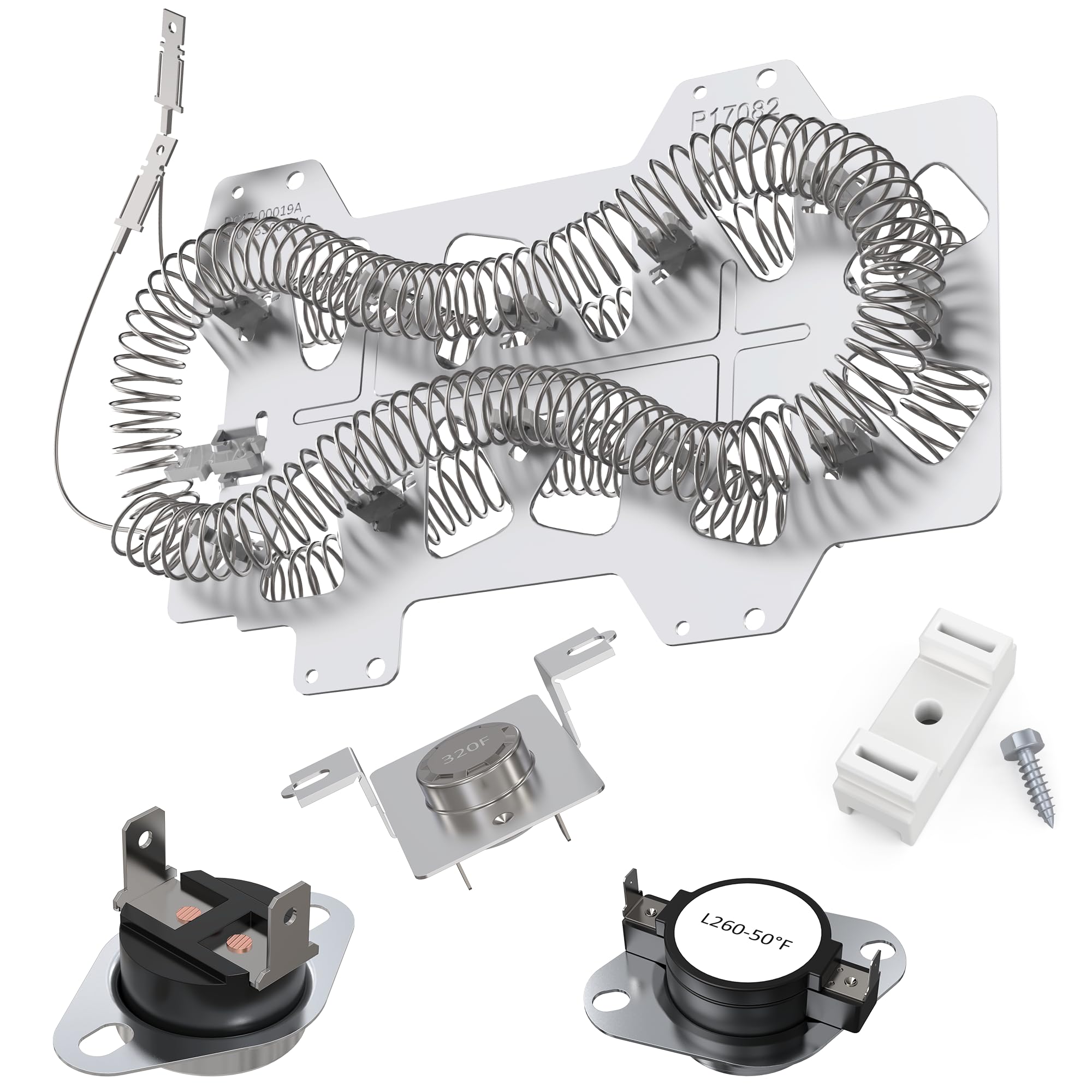 【Upgraded】DC47-00019A Dryer Heating Element Compatible with Samsung dryer DV42H5000EW/A3 DV45H7000EW/A2 DV48H7400EW/A2 DV40J3000EW/A2 DVE50M7450W/A3 DV42H5200EW/A3 By AMI PARTS