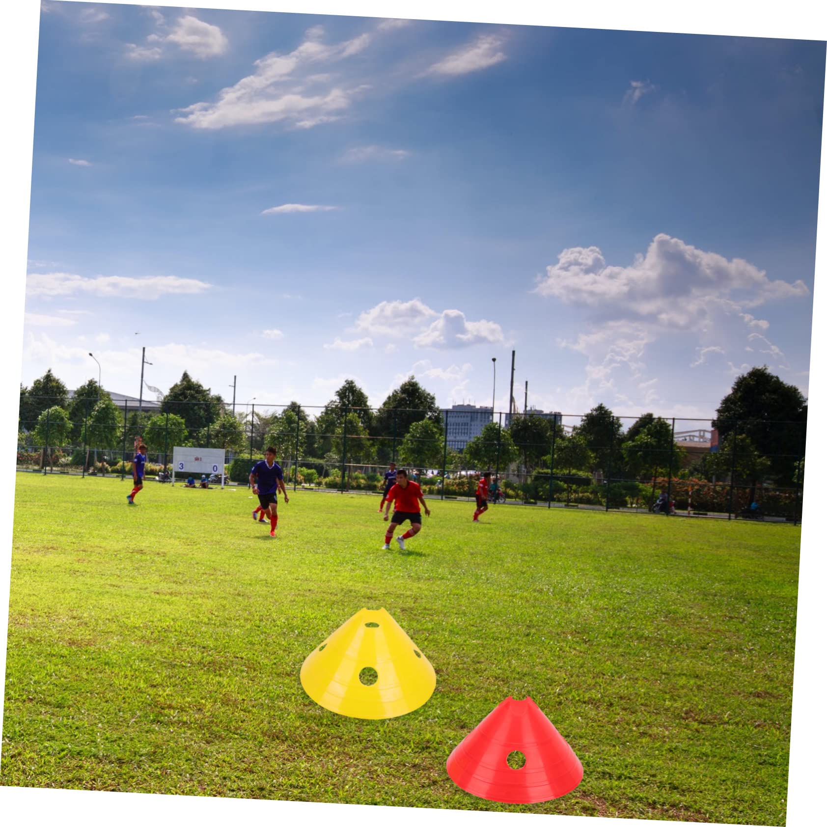 SUPVOX 6 Pack Football Training Hurdles Soccer Drill Equipment Training Obstacles for Speed and Agility Random Color