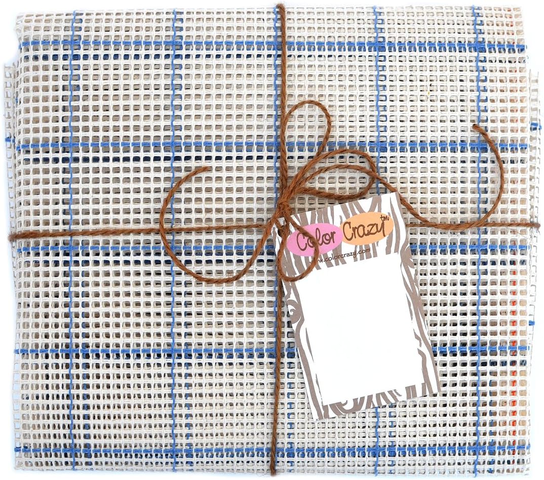 Color Crazy Rug Hooking Mesh Canvas - 5-Mesh (40" x 60")