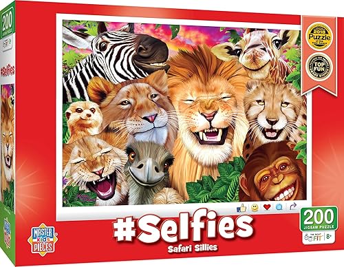 Miniatura 9 de Masterpieces Rompecabezas de 200 piezas para niños, #Selfies Barnyard Besties, 14 x 19 pulgadas