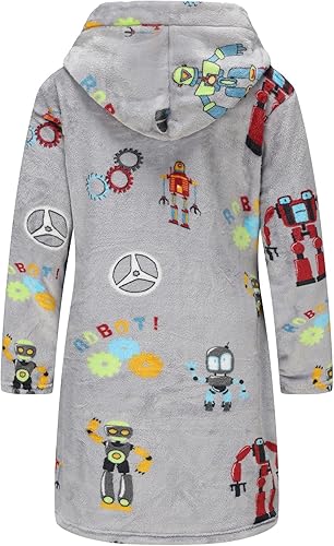 Miniatura 2 de Bata de baño de forro polar suave para niños y niñas