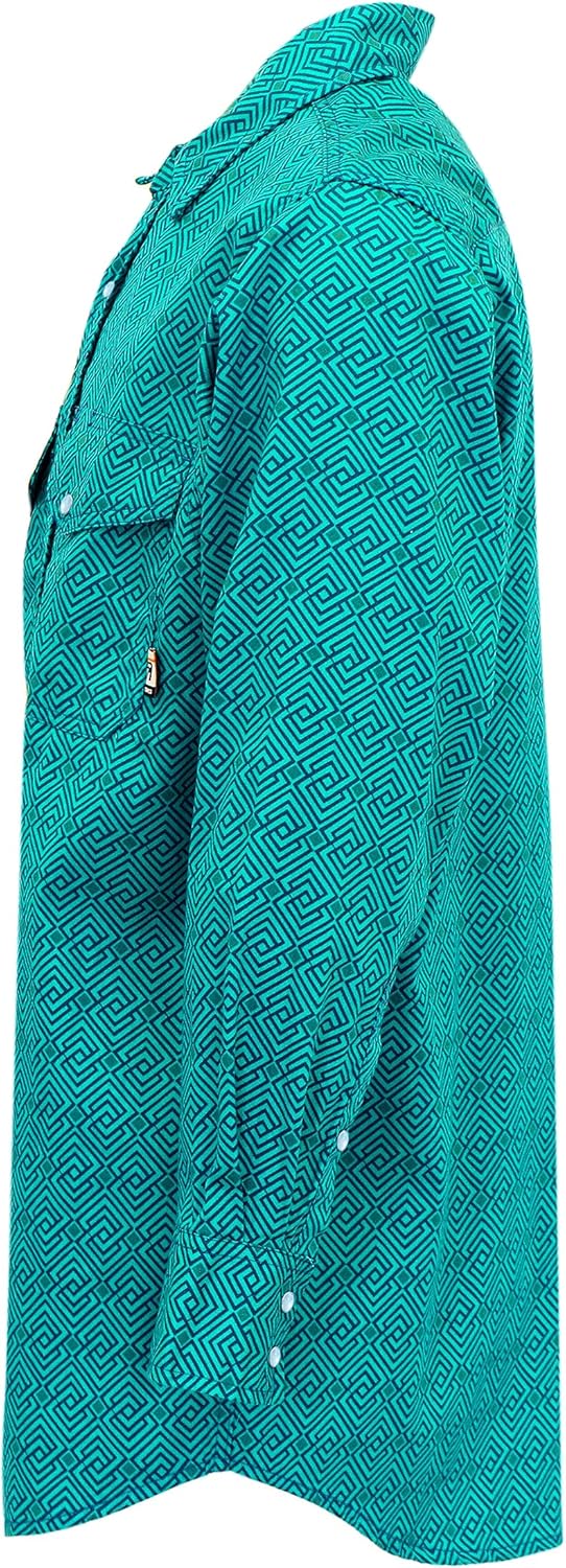 VATRENUS FR Shirts for Men Print Plaid 6.5oz Flame Resistant 100% Cotton Men's Pre-Washed Fire Retardant Work Shirt - Image 2