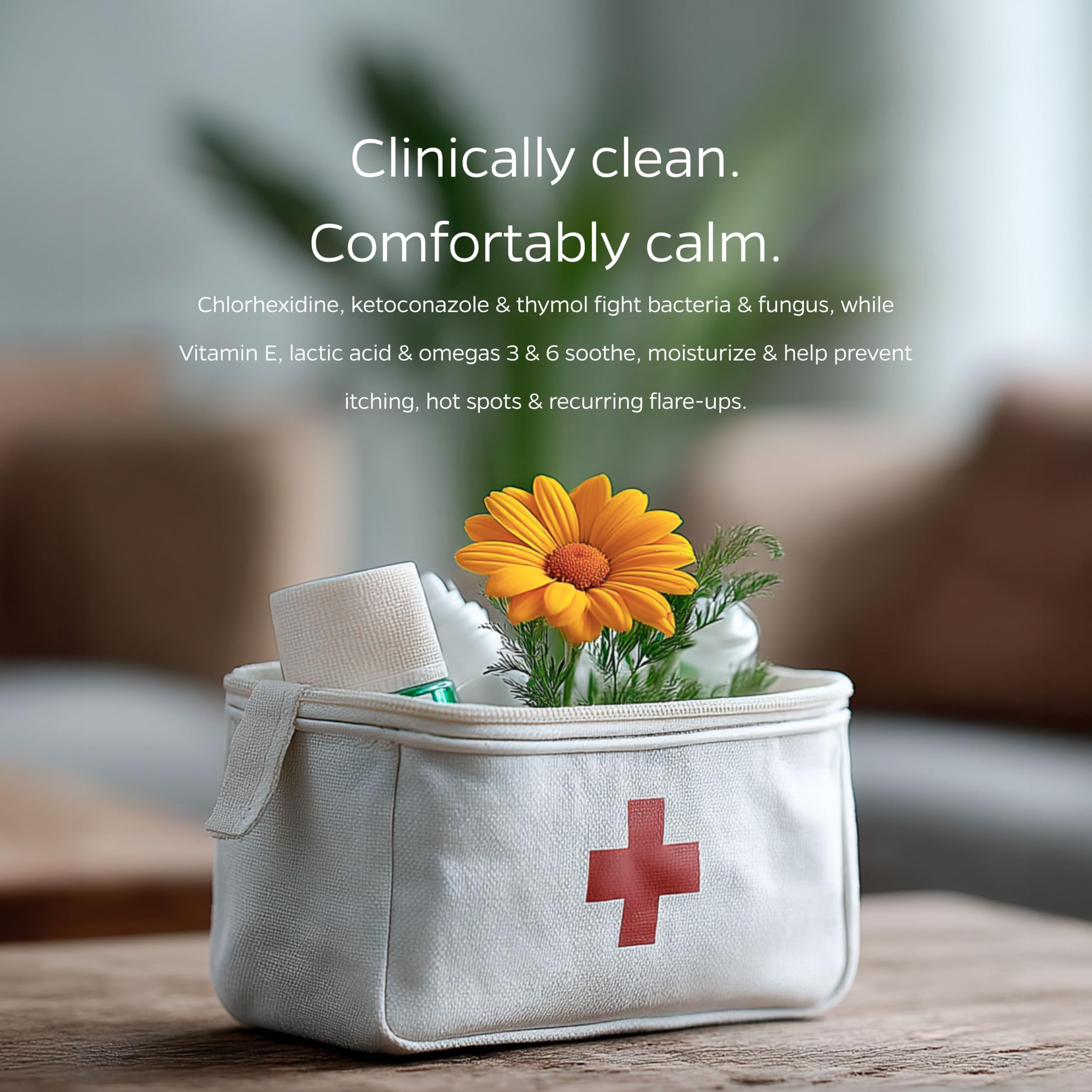 Pet Parents® Pet WiPees™ Cleansing Wipes for Dogs with Chlorhexidine, Ketoconazole and Thymol, Cleans Skin Folds, Paws and Coat, Deodorizes, Supports Skin Hygiene - image 2