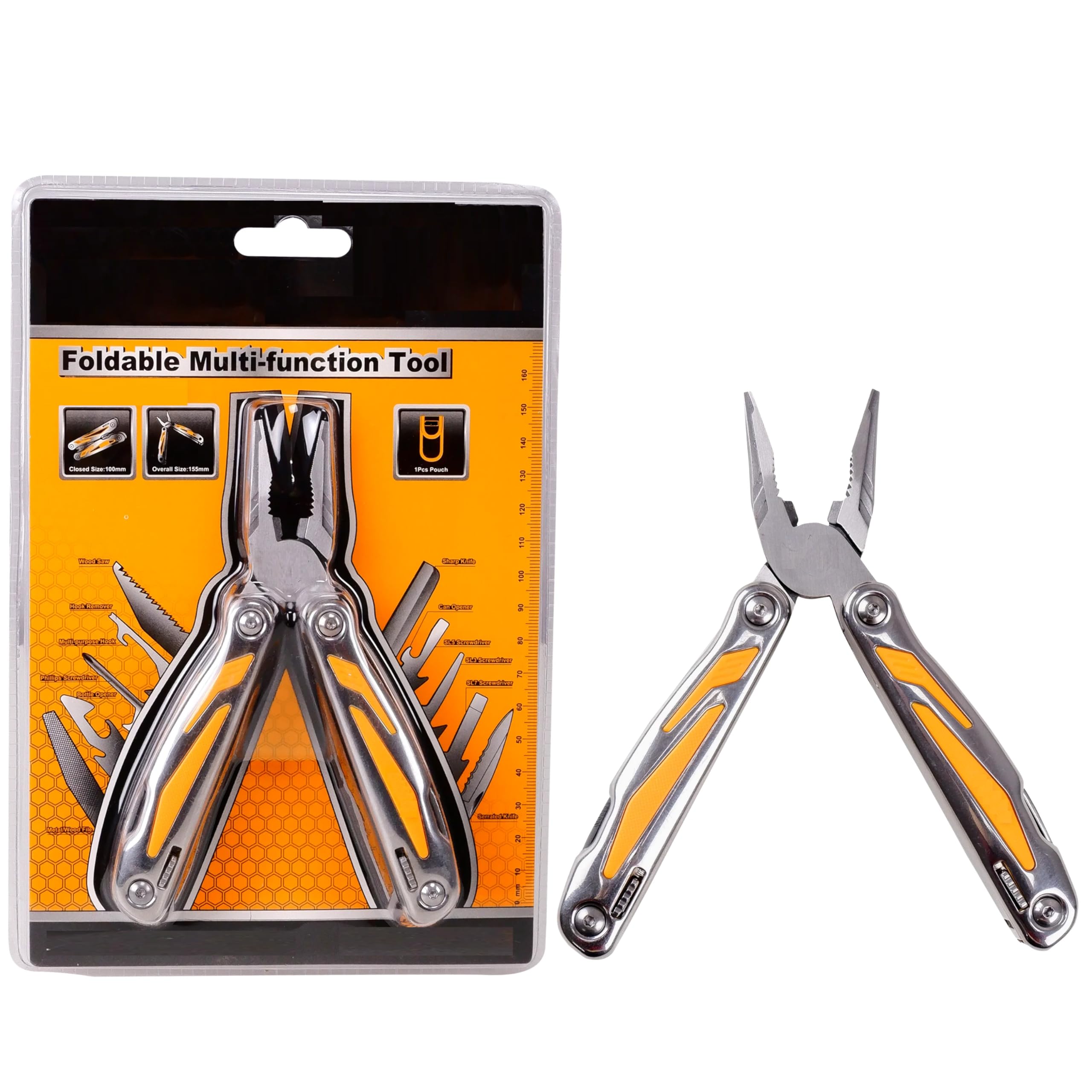 GSK Cut® Foldable 15-in-1 Multi Tools, Foldable Plier Set, Screwdrivers, Cutter, Multi-function Tool for Camping Repairing-image-10