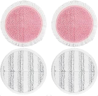 Steam Twister Ersatz Pads für Living ton Twister Dampfreiniger Ersatzpads Wischpads - 16cm Ersatz Pads für alle Böden