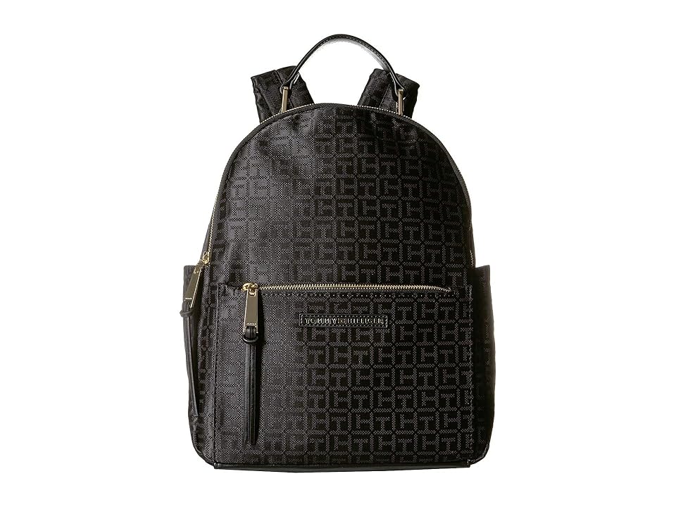 

Tommy Hilfiger Althea Backpack (Black/Tonal) Backpack Bags