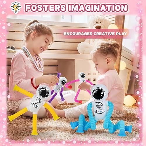 Vista 33 de Juguetes de Navidad para niños pequeños, tubo sensorial para personas con autismo, juguetes de viaje, actividades en avión, automóvil, juguetes