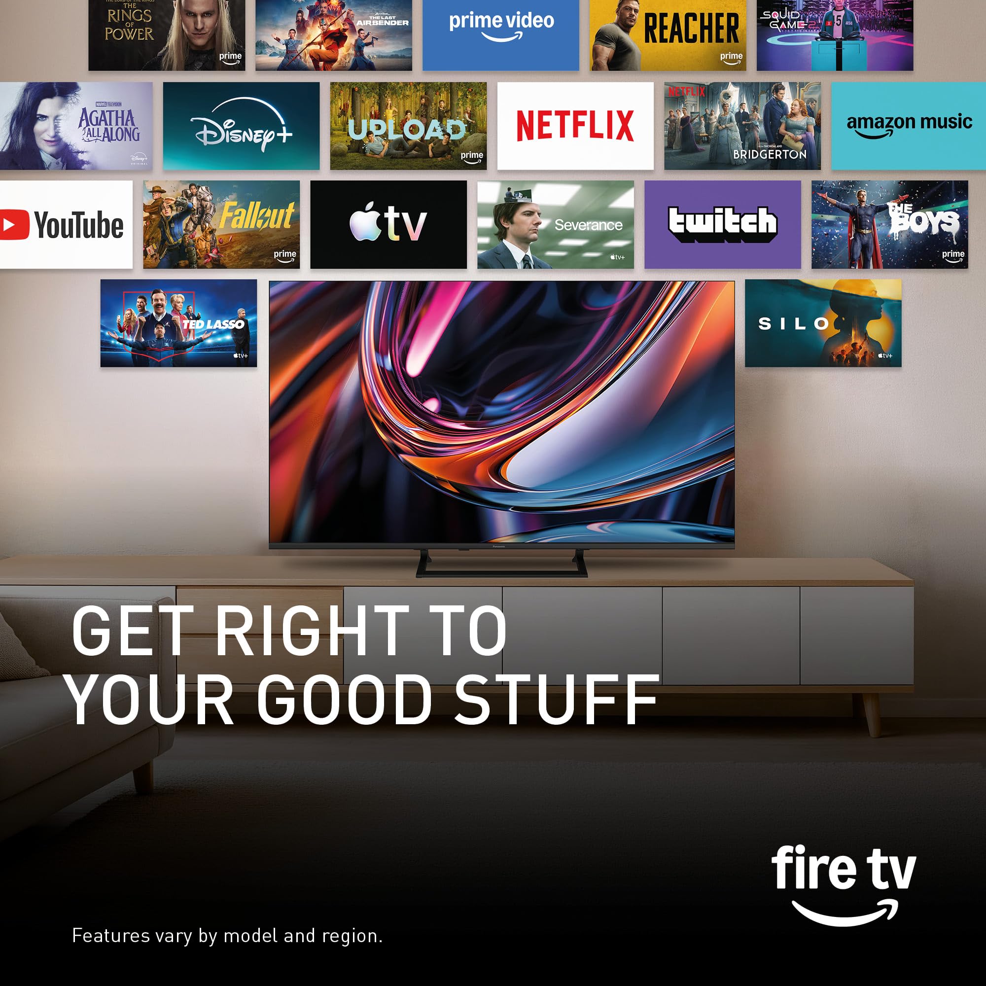 Panasonic TV-43W80C, 4K UHD VIVID QLED+ Televisore, Glare Free Pro Fire TV | AI 4K Colour Engine, Game Mode, Controllo vocale Alexa, Bluetooth, Surround Sound, 43'' (108 cm), W80C Serie Televisor, 2026