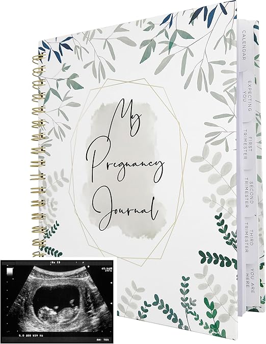 Pregnancy Journal for First Time Moms | Weekly Pregnancy Tracker & Baby Memory Book | 200-Page Pregnancy Planner | Pregnancy Must Haves Keepsake Gift | Premium Hardcover Pregnancy Book for Expecting Moms