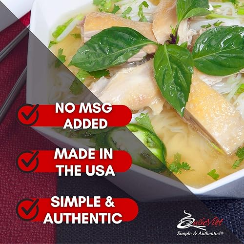 Miniatura 4 de Base de sopa Pho Soup Base sabor pollo Cot Pho Ga un bote por pedido 10 onzas Quoc Viet Foods