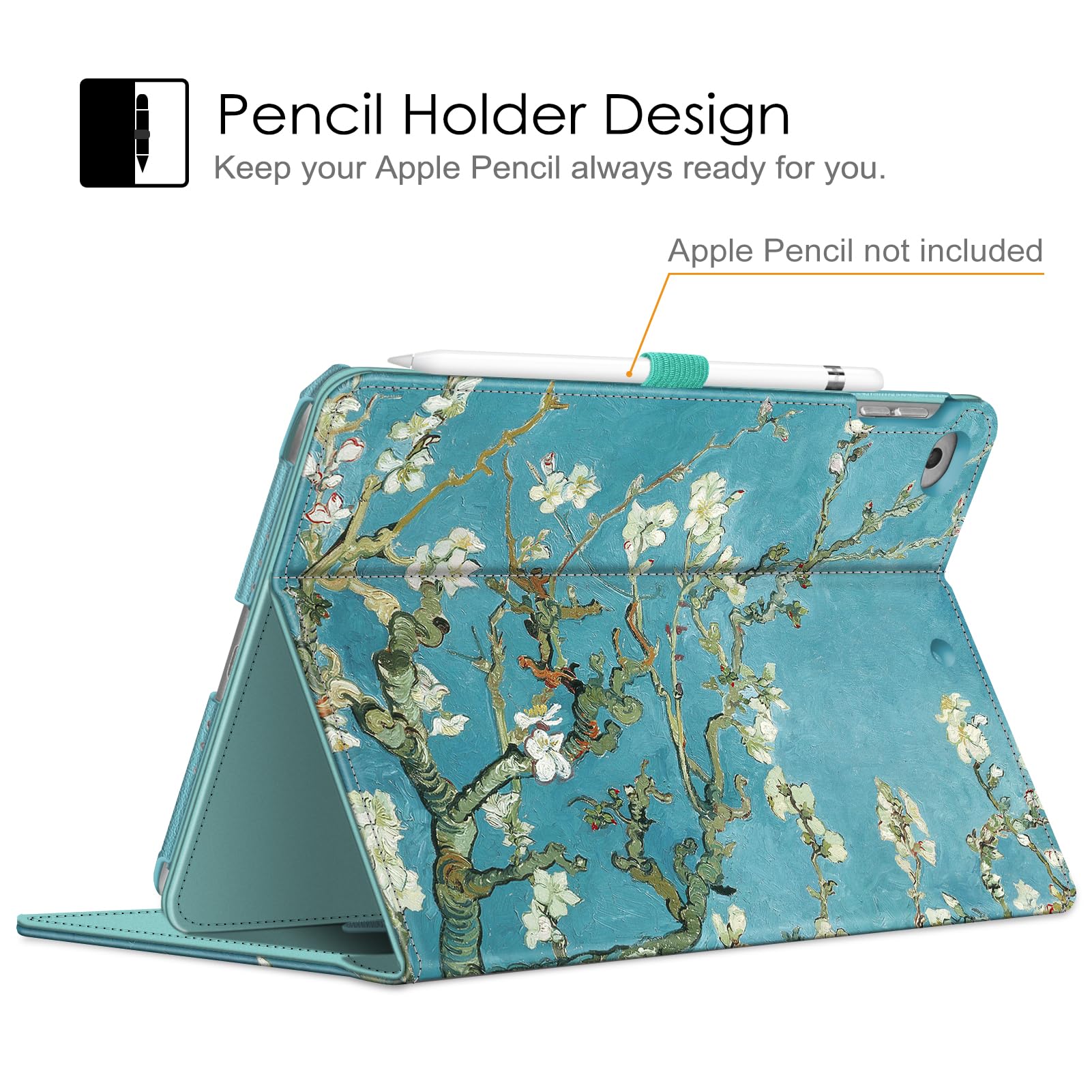 Fintie Etui na iPada Mini 5. generacji 2019 / iPada Mini 4 (7,9 cala) - [Ochrona narożników] Multi-Angle Viewing, Smart Folio Cover z kieszenią, uchwyt na ołówki, automatyczne budzenie/uśpienie