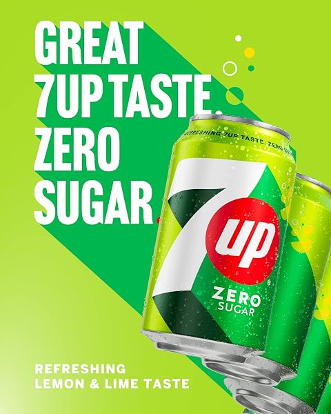7UP Zero Lemon & Lime Cans 24 x 330ml - 4
