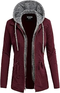 Anorak Jacket Women  Lightweight  Long Military Cargo Parka  Regular       Plus  - Compare price