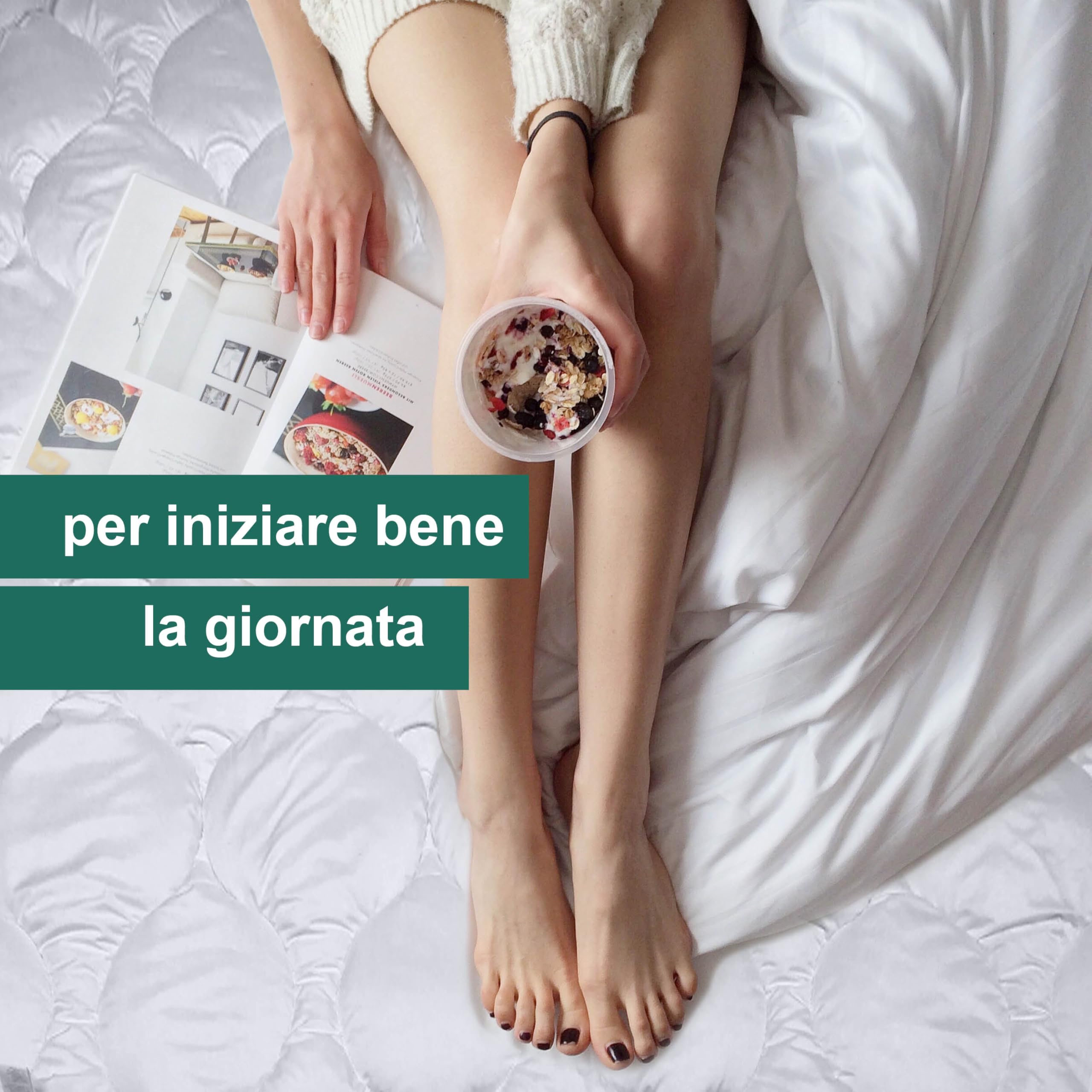 KNERST® Coprimaterasso Trapuntato 90x200 cm – Proteggi Materasso Traspirante – Lavabile fino a 95°C – Morbido Topper con 4 Elastici – Certificato Ökotex – Copertura Materasso
