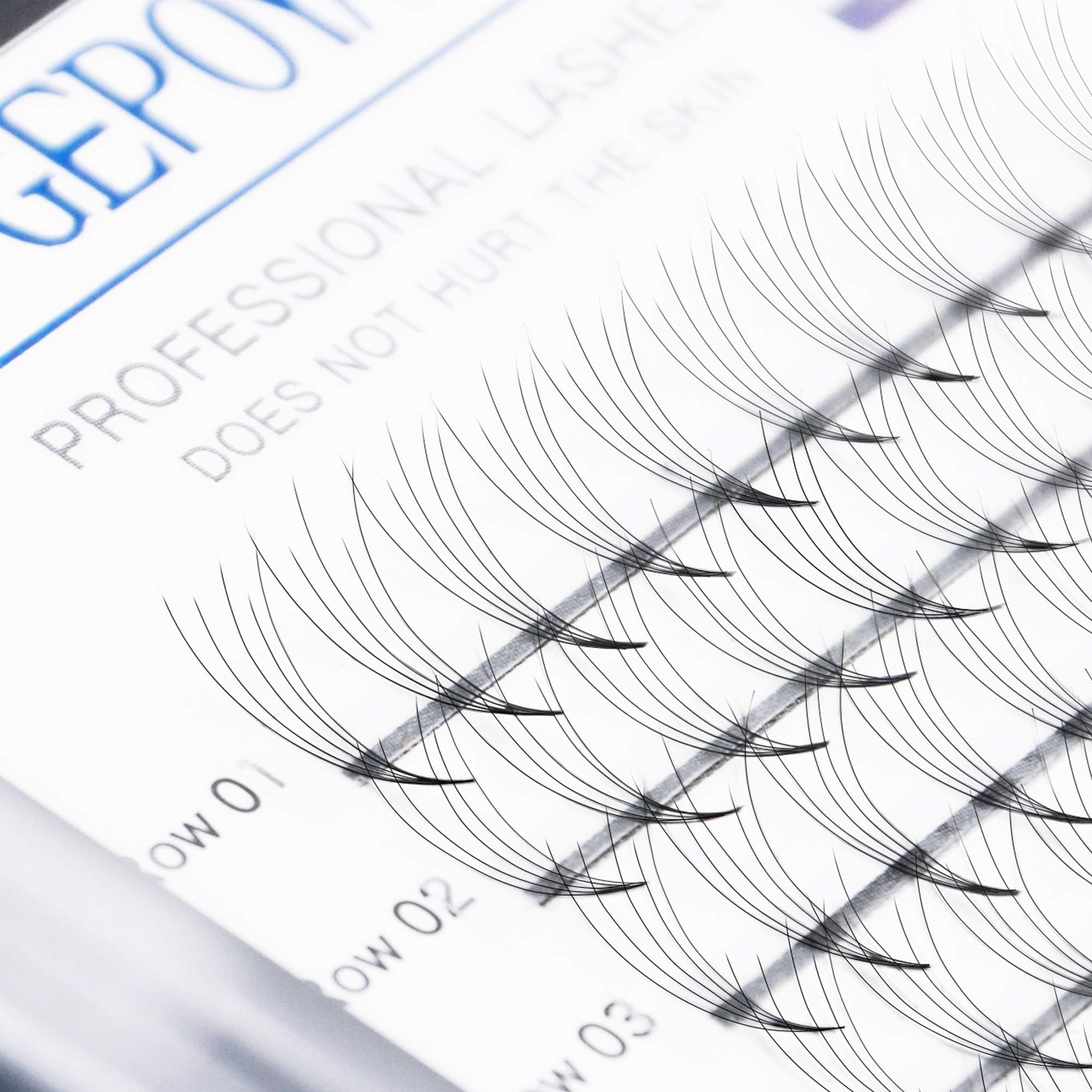 GEPOYACluster Lashes 5D Premade Volume eyelash Extensions Professional Individual Eyelashes 0.07mm B Curl Mink Lashes(5D) (11mm)