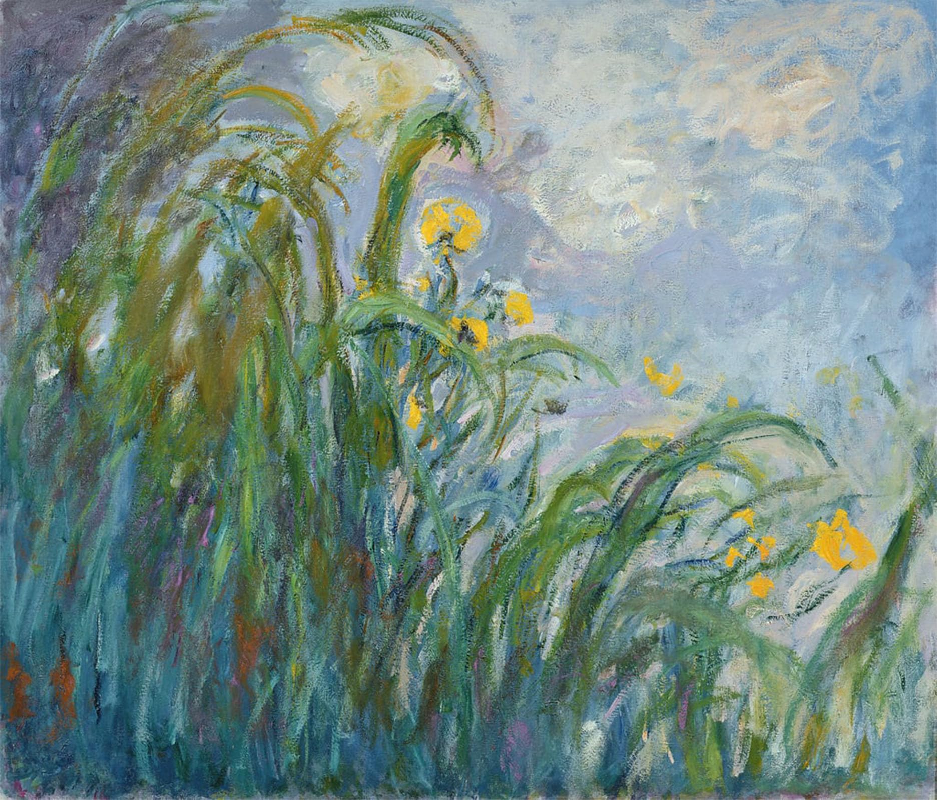L'iride gialla di Claude Monet soluciona paredes vacias con este lienzo de 60x90cm 5