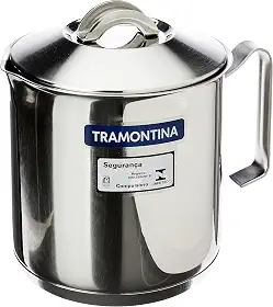 Fervedor com Fundo Triplo, Tramontina, Solar 62512145, Inox, dimetro de 14 cm