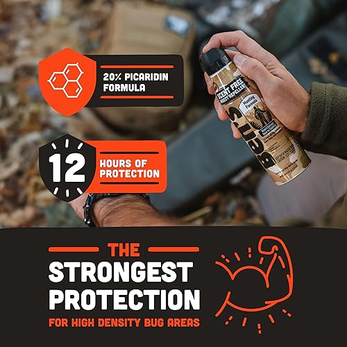 Miniatura 3 de Ben's Fórmula de caza Repelente de garrapatas y mosquitos para hasta 12 horas de protección, 20% de picaridina con pulverizador de niebla fina