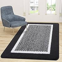 Vista 20 de Colorxy Tapete para puerta de interior, antideslizante, absorbente, resistente a la suciedad, tapetes resistentes de bajo perfil para interiores