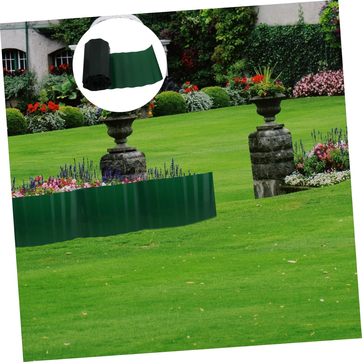 BESPORTBLE 3rolls Garden Fence Border Detachable Edging for Lawn Garden Portable Animal Barrier for Dogs Decorative Fencing for Yards Courtyards Flowerpots