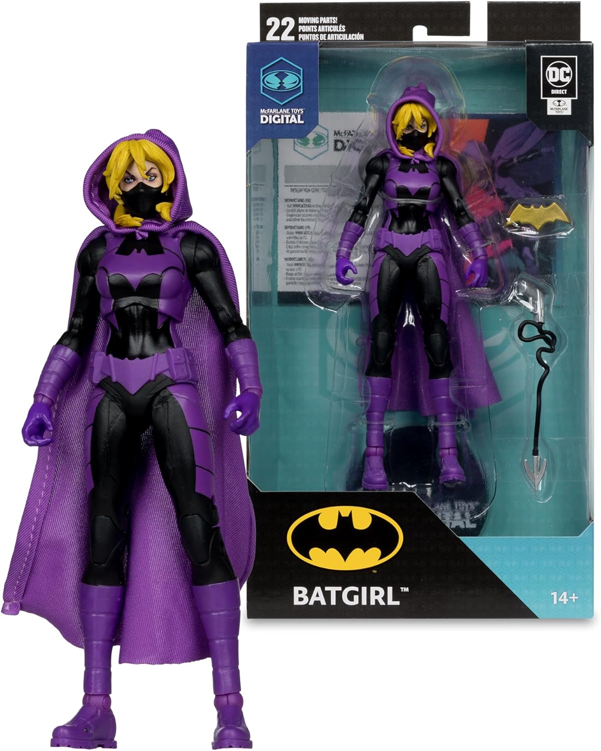 McFarlane Toys- DC Direct Batgirl (Stephanie Brown) 7in Action Figure with Digital Collectible