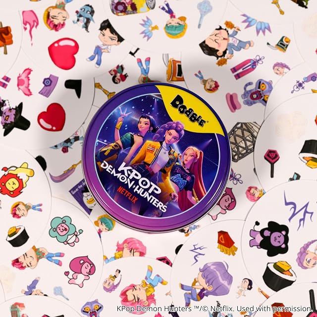 Foto 3 de 6 de Juego de mesa dobble k-pop demon hunters