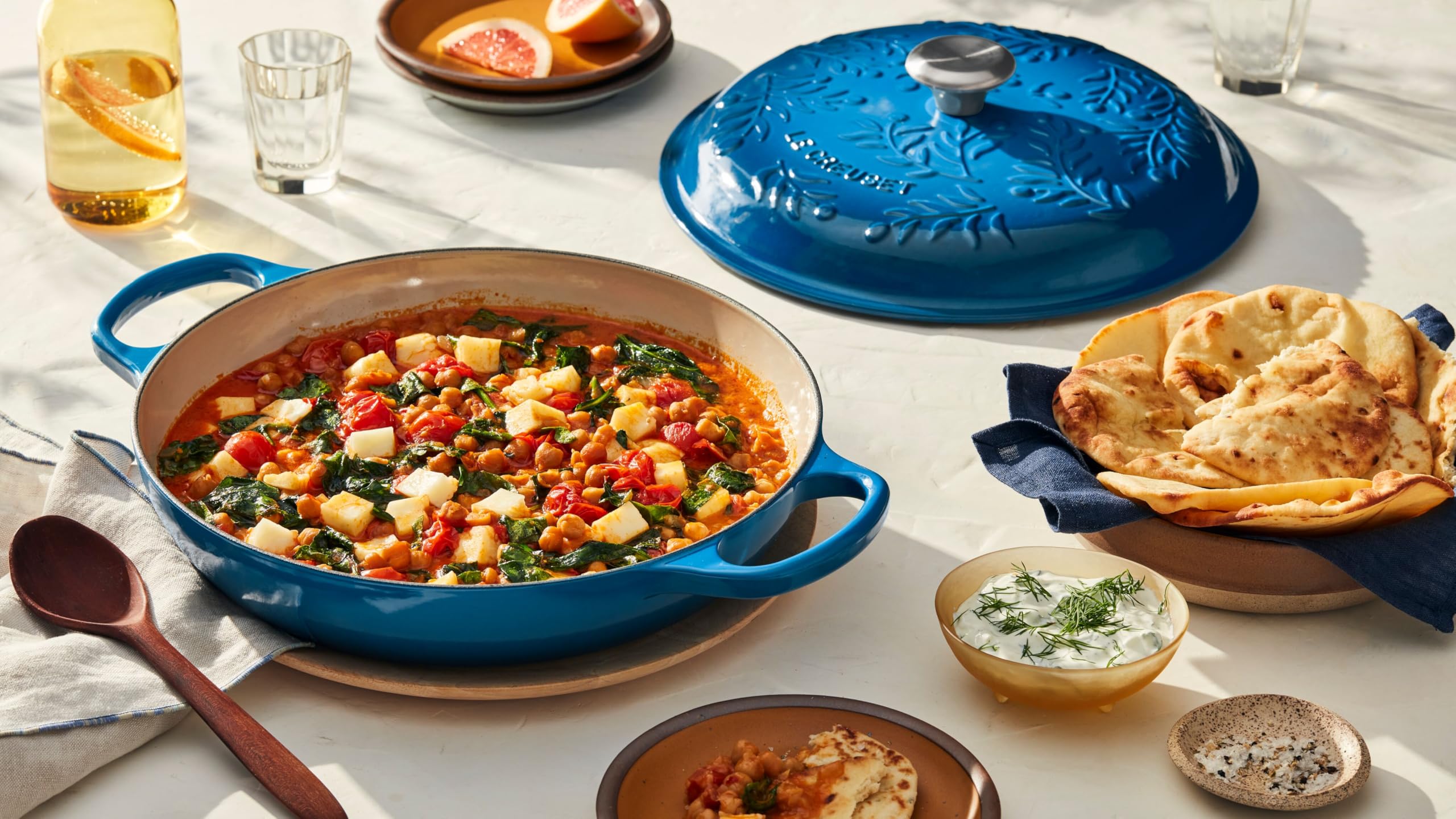 Amazon.com: Le Creuset Olive Branch Collection Enameled Cast Iron