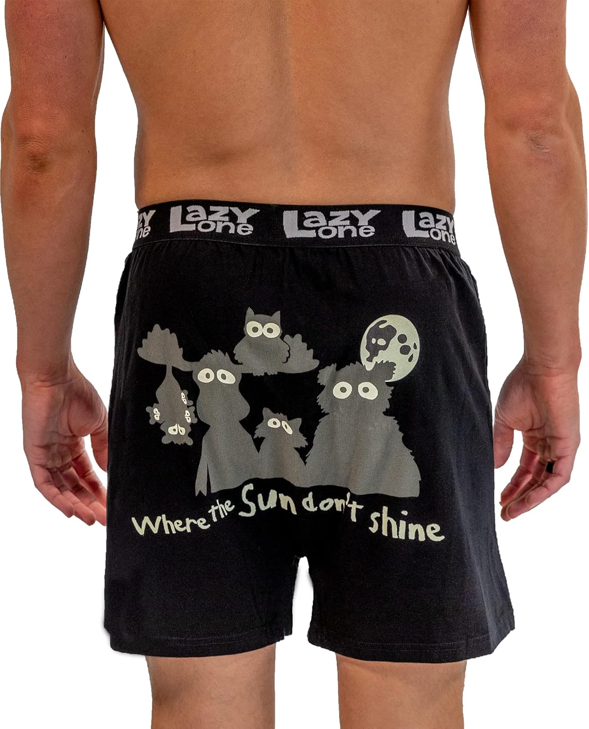 Lazy One Funny Animal Boxers, Novelty Boxer Shorts, Gag Gifts for Men, Humorous Underwear For Men - Image 2