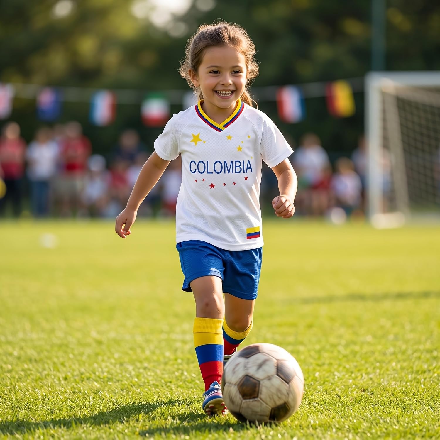Unisex Kids Soccer Jersey and Shorts Kit 2-Piece Set Boys Girls Football Outfits for Little Athlete 2-14 Years image 3