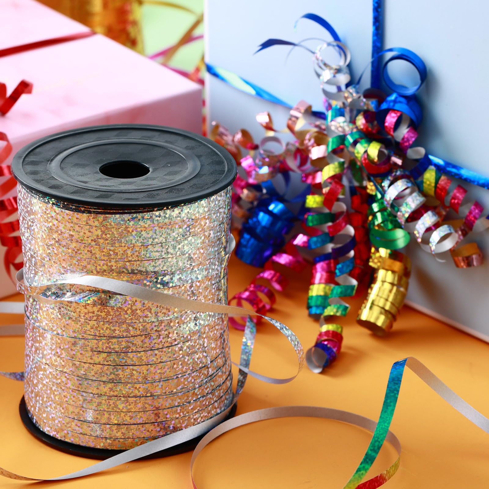 Curling Ribbon For String Snapklik.com : 2 Rolls 500 Yards Laser Red Curling Ribbons For Gift ...