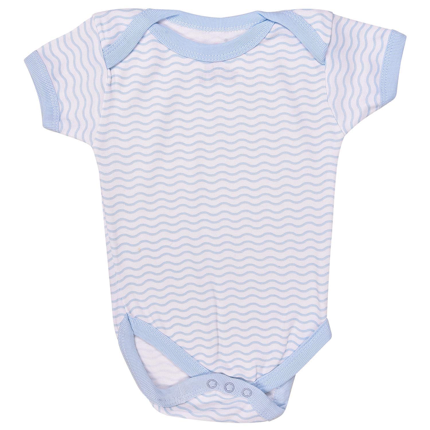 Baby Needs Magic Town Cotton Half Sleeves Body Suits for Baby Boys and Baby Girls- Pack of 3 2