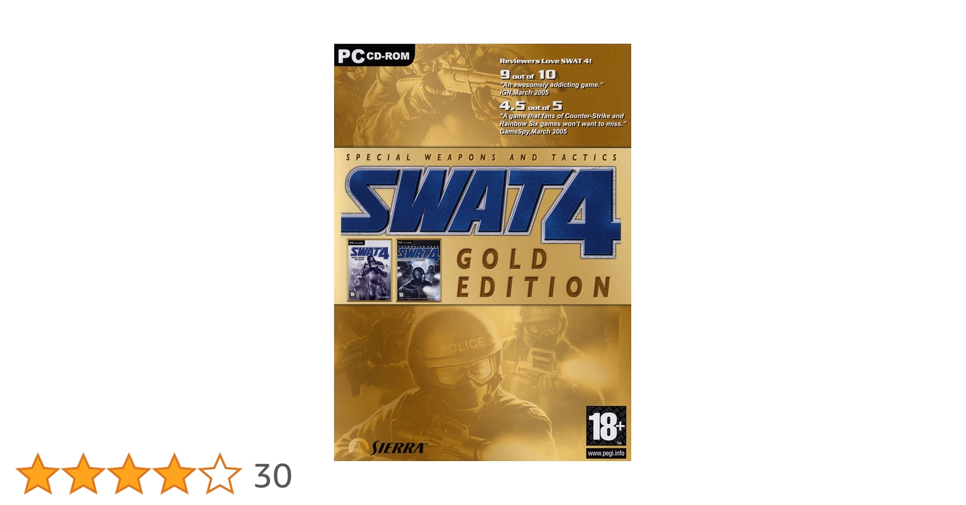SWAT4  GOLD EDITION 輸入版 英語版 Amazon.co.jp: SWAT 4 Gold (輸入版) : ゲーム