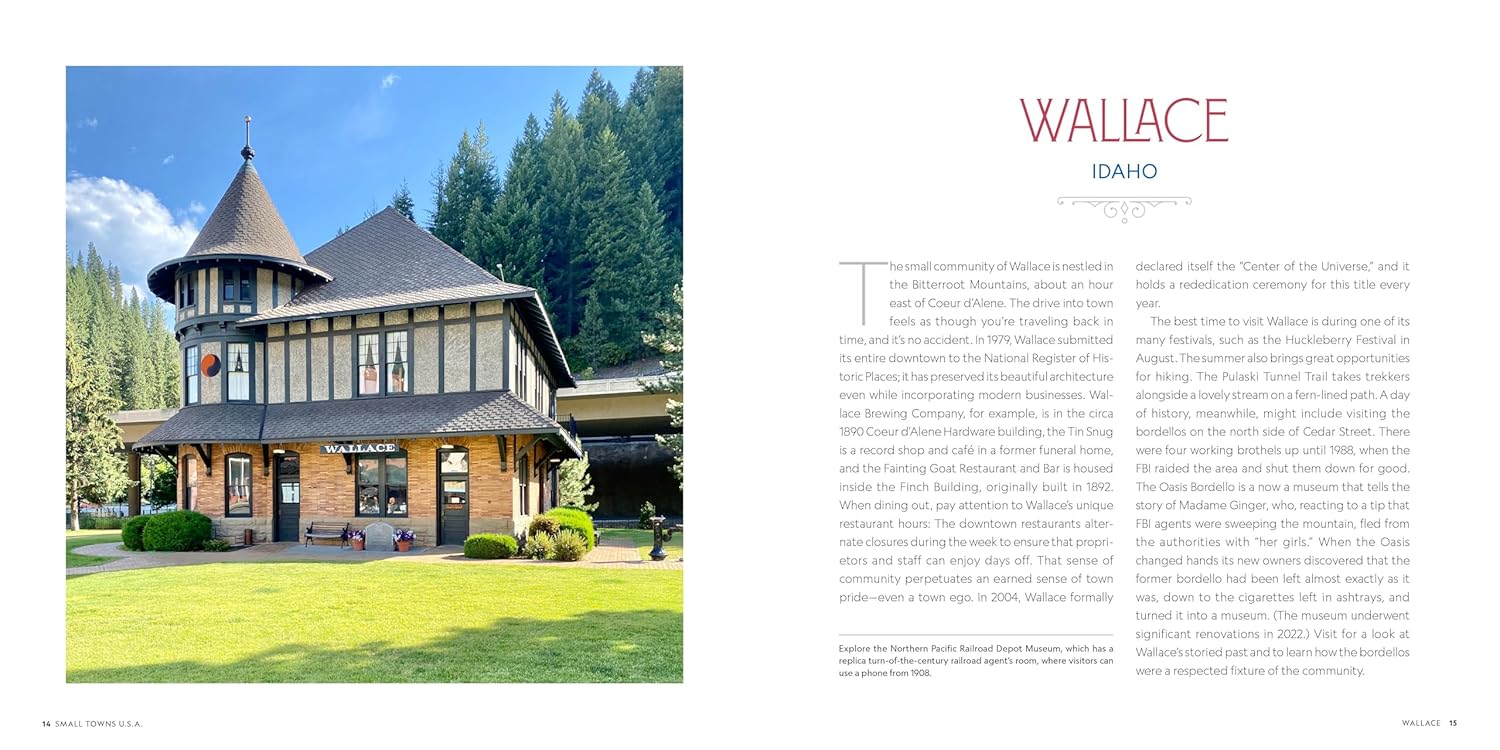 Small Towns U.S.A.: 100 Must-See Getaways Across the United States      Hardcover – May 5, 2026