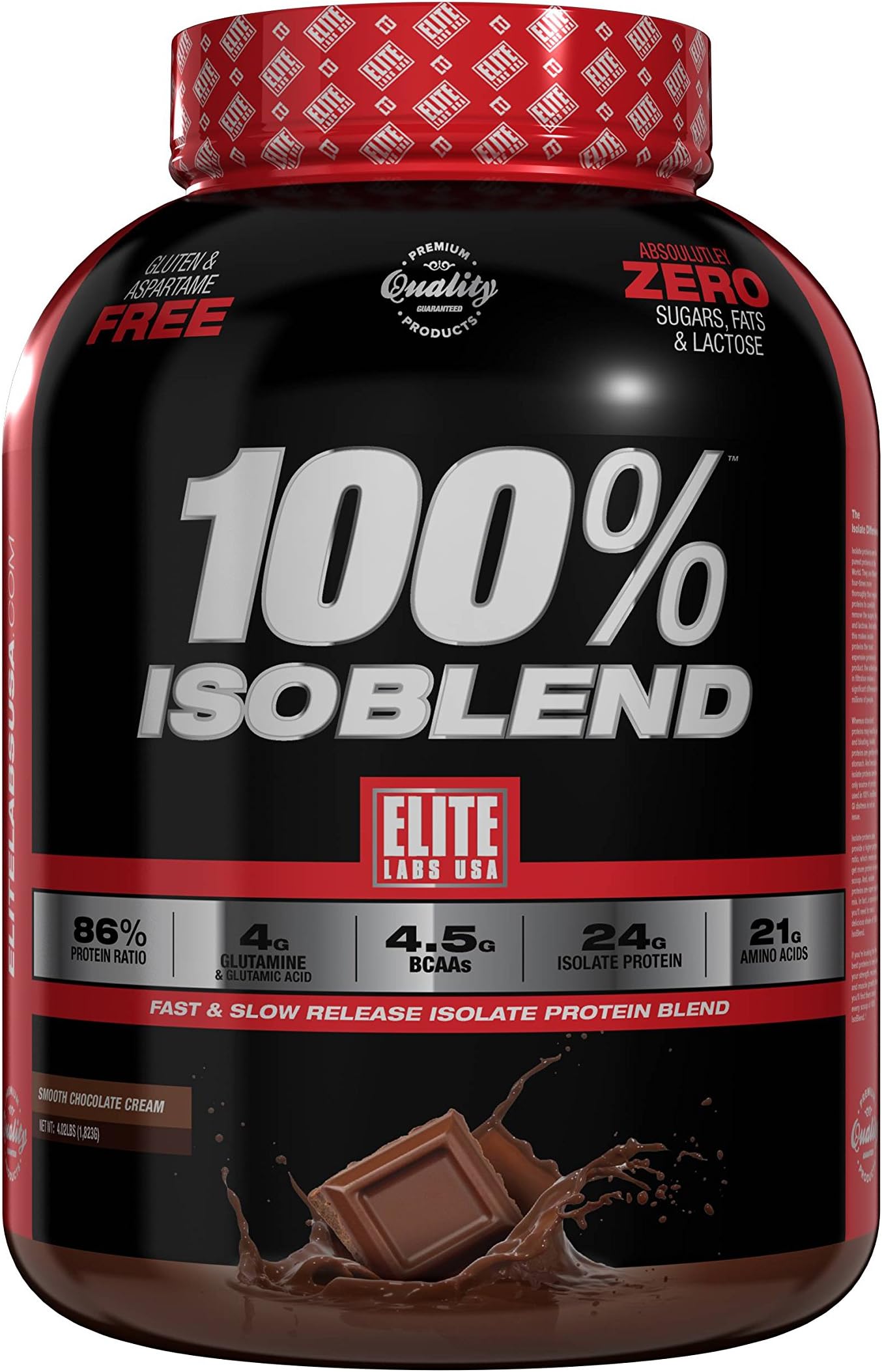 100% ISOBLEND 4.02 LBS Smooth Chocolate Cream
