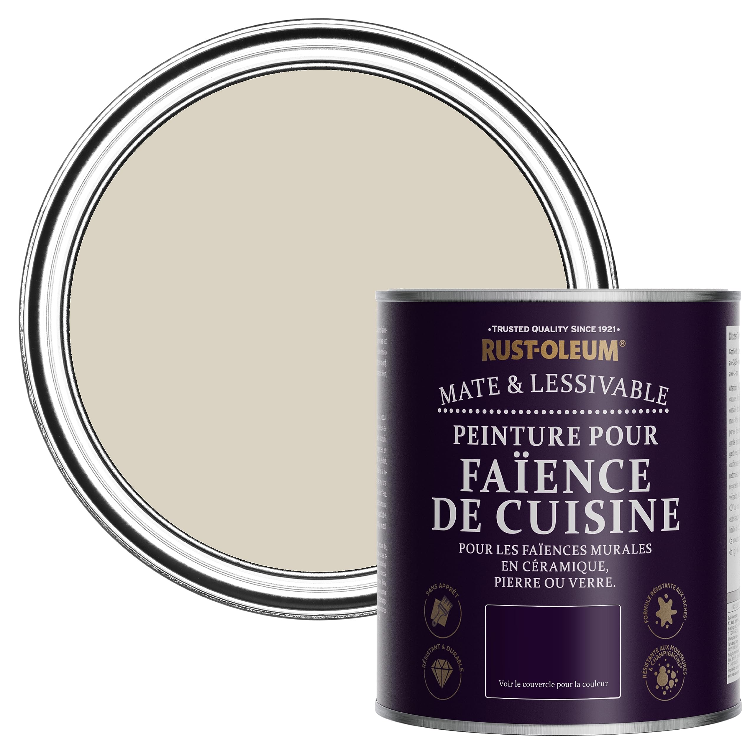 Peinture faïence anti-humidité pour rénover un carrelage de cuisine