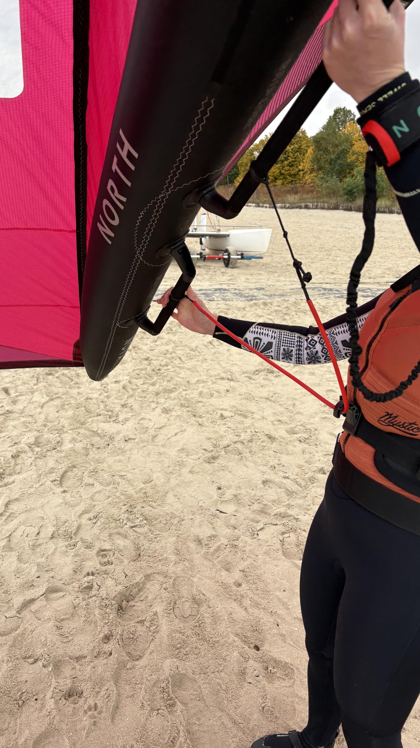 Wing Foil Harnais réglable Ligne Trapèze Solide Support universel Dyneema